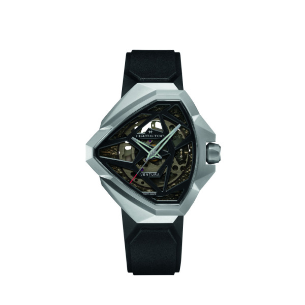 часовник hamilton ventura edge skeleton h24635330 черен циферблат classicwatches.bg
