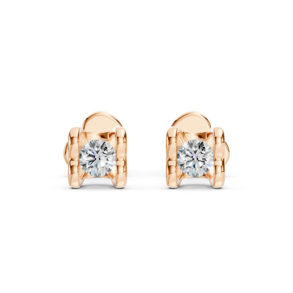 Cara обеци с диаманти 0.20 ct – ЗЛАТНО БИЖУ 14К K102-10013/2R(3.0)/14K