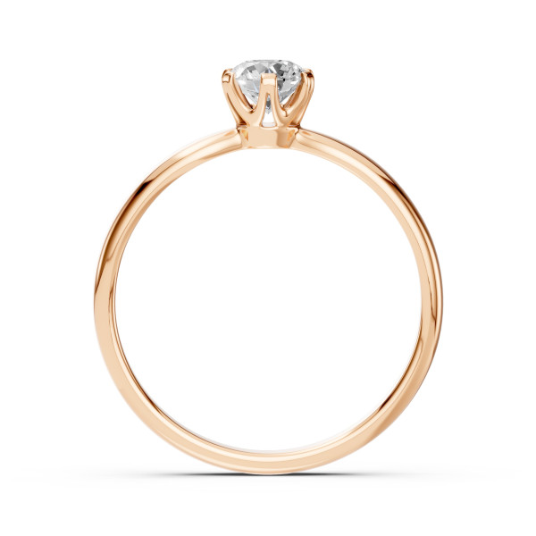 CARA Златен пръстен с диамант 0.45 ct GIA сертификат K101-10040R