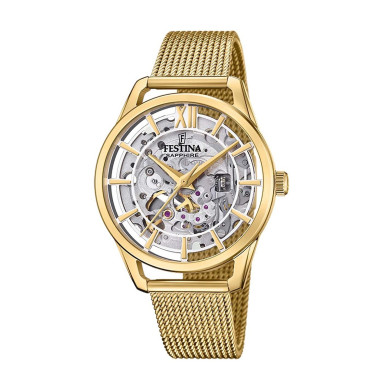 FESTINA SKELETON AUTOMATIC 35.5MM LADIES WATCH F20629/1