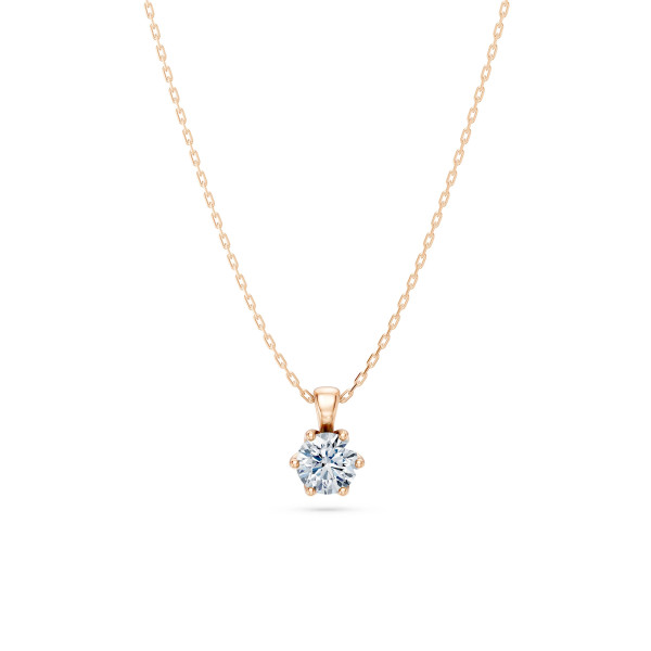 Cara колие с диамант 0.50 ct GIA сертификат – ЗЛАТНО БИЖУ 14К K104-10004R(5.1)/14K