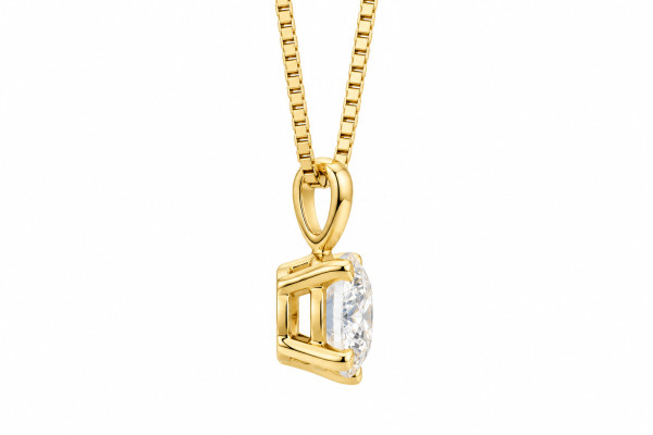 Comete Ambrosia gold necklace with zirconia AGZ120G