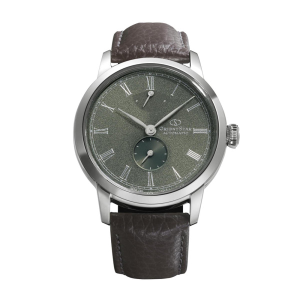 часовник orient star re bs0001e автоматичен зелен циферблат текстура classicwatches.bg