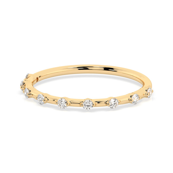 Cara пръстен с диаманти 0.18 ct – ЗЛАТНО БИЖУ 14К K101-10145Y/14K