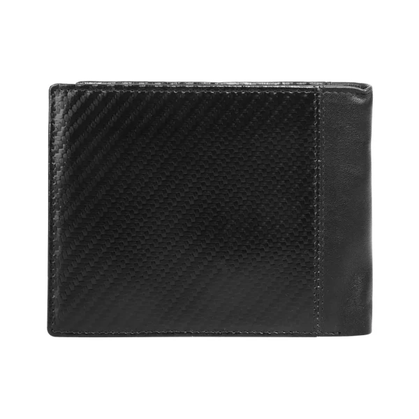 Мъжки портфейл Bugatti - Comet, с RFID защита, черен