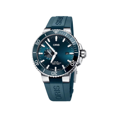 ORIS AQUIS DIVING  SMALL SECOND DATE AUTOMATIC 45.5MM MEN'S WATCH 743 7733 4155-07 4 24 69EB