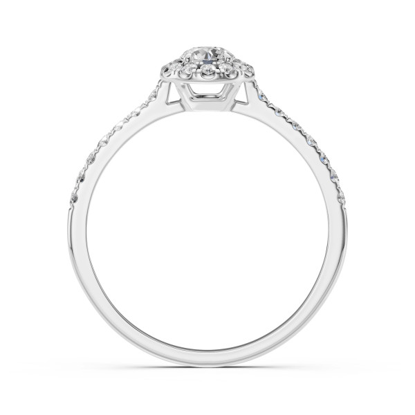 Cara пръстен с диаманти 0.25+0.29 ct – ЗЛАТНО БИЖУ 14К K101-10095W(4.0)/14K