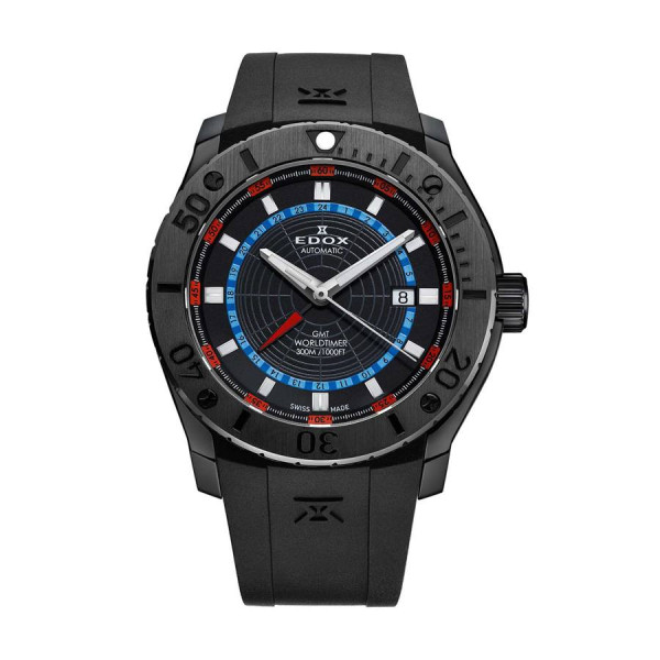 ЧАСОВНИК EDOX CLASS 1 GMT AUTOMATIC 43MM 93005 37N NOBU