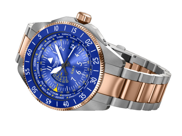 AVIATOR AIRACOBRA GMT 42.8MM V.1.37.3.308.5