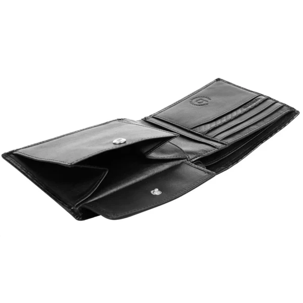 Мъжки портфейл Bugatti - Comet, с RFID защита, черен