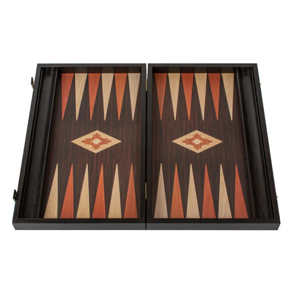 BACKGAMMON FOR GAME MANOPOULOS - WENGE, 47X38 CM