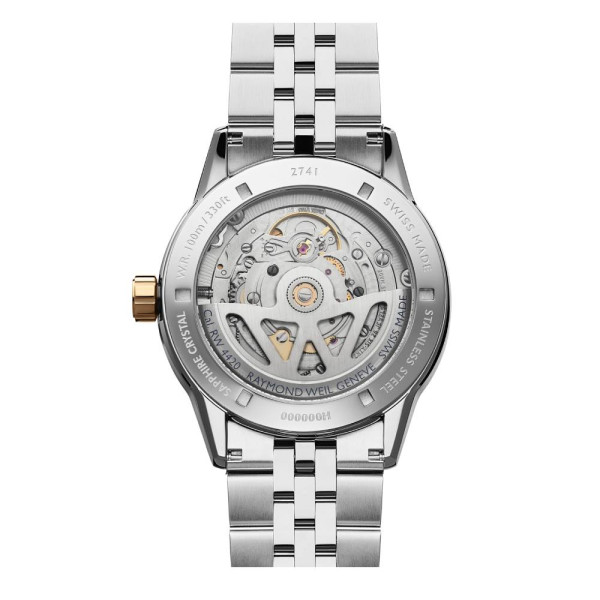 raymond weil freelancer автоматичен часовник с жълто злато classicwatches.bg