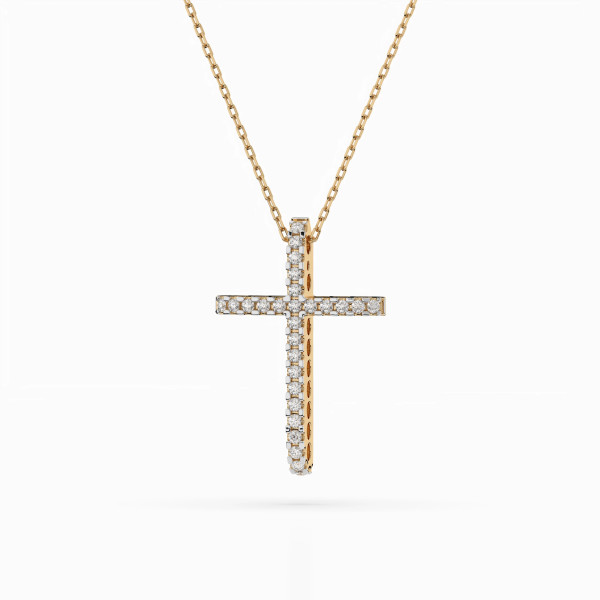 Cara колие с диаманти 0.14 ct – ЗЛАТНО БИЖУ 14К K104-10026Y/14K