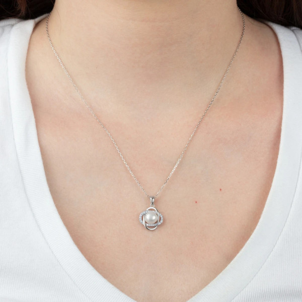 LOTUS SILVER TRENDY SILVER NECKLACE LP3094-1/1