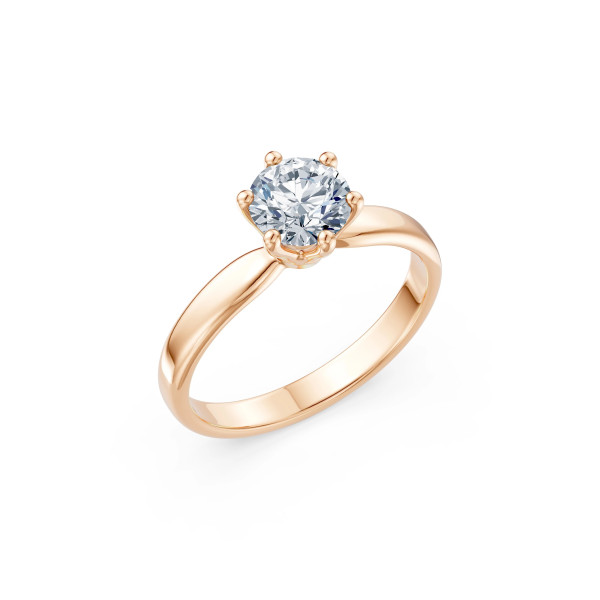 Cara пръстен с диамант 1.00 ct GIA сертификат – ЗЛАТНО БИЖУ 14К K101-10040R(6.5)/14K