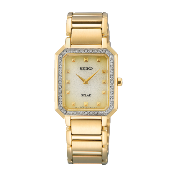 SEIKO SOLAR 25MM LADIES WATCH SUP444P1