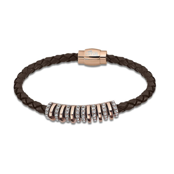 Lotus Style кожена гривна LS2083-2/3