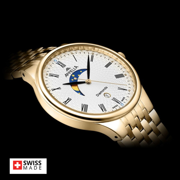 мъжки часовник Appella L12002.1133DMQ със сапфир кристал classicwatches.bg