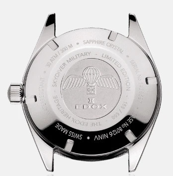EDOX SKYDIVER LIMITED EDITION AUTOMATIC 42MM MEN`S WATCH 80126 357RNM NIRB