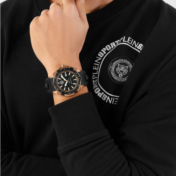 Philipp Plein PSFDA0424 часовник с черна силиконова каишка – ClassicWatches.bg
