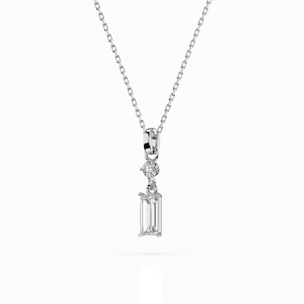 CARA Златно колие с диаманти 0,04+0,30  ct GIA сертификат K104-10071/2W (0,30)