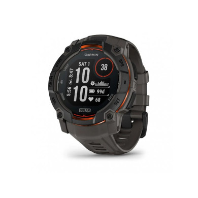 GARMIN INSTINCT 3 SOLAR 50ММ BLACK С CHARCOAL КАИШКА 010-02935-00