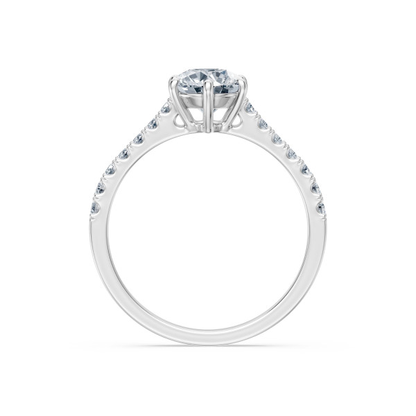 Cara пръстен с диаманти 1.00+0.25 ct – ЗЛАТНО БИЖУ 14К K101-10093W(6.5)/14K