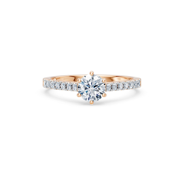 Cara пръстен с диаманти 0.70+0.25 ct GIA сертификат – ЗЛАТНО БИЖУ 14К K101-10093R(5.7)/14K