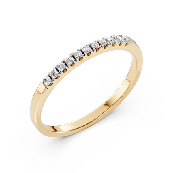 Cara пръстен с диаманти 0.11 ct – ЗЛАТНО БИЖУ 14К K101-10109Y(1.3)/14K