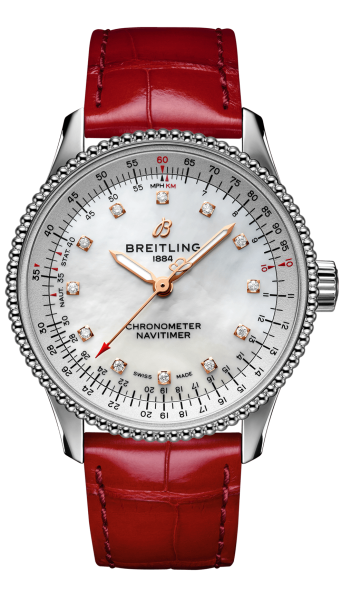 BREITLING NAVITIMER AUTOMATIC 35 LADIES WATCH A17395211A1P5