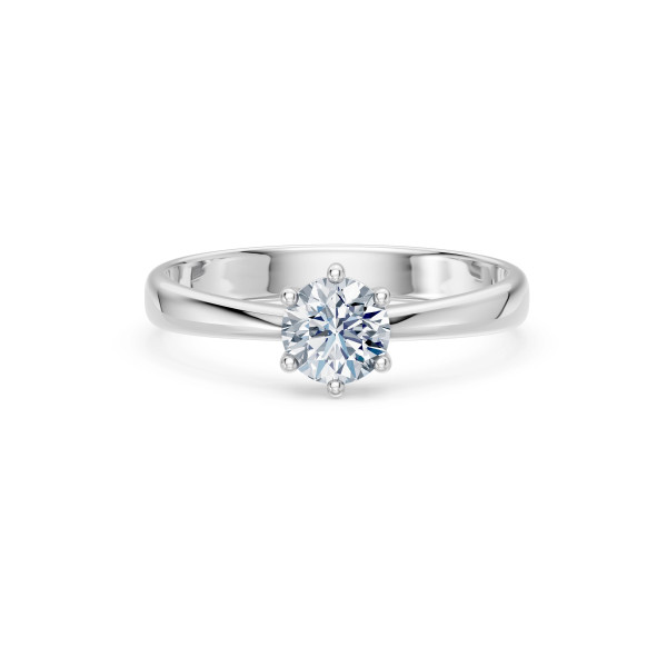 Cara пръстен с диамант 0.70 ct GIA сертификат – ЗЛАТНО БИЖУ 14К K101-10151W(5.7)/14K