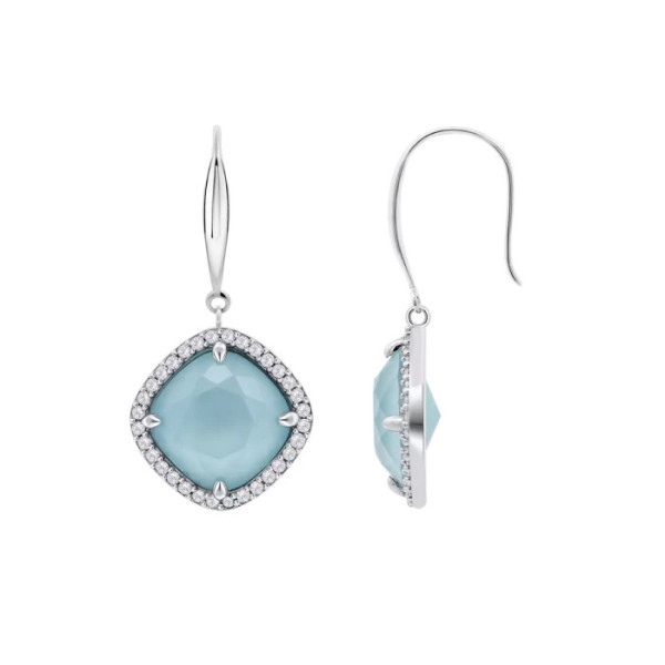 LOTUS SILVER SILVER EARRINGS LP3921-4/2