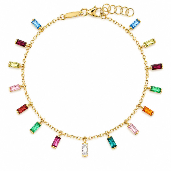 Cara Diamanti gold bracelet with zirconia RZ1566 C1