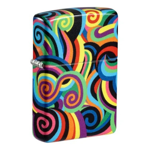 Запалка Zippo - Rick Rietveld Glow In The Dark Swirls