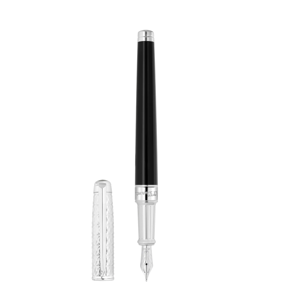 ПИСАЛКА S.T.DUPONT LINE D ETERNITY LARGE BLACK AND PALLADIUM 420220L