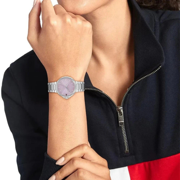Tommy Hilfiger 1782781 дамски часовник лилав циферблат ClassicWatches.bg


