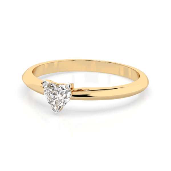 CARA Златен пръстен с диамант 0.30 ct GIA сертификат K101-10190Y  HRT