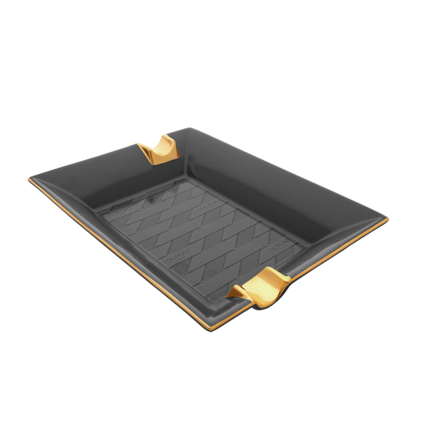 Пепелник S.T.Dupont Ashtray Porcelain Monogram 1872 Black 6479