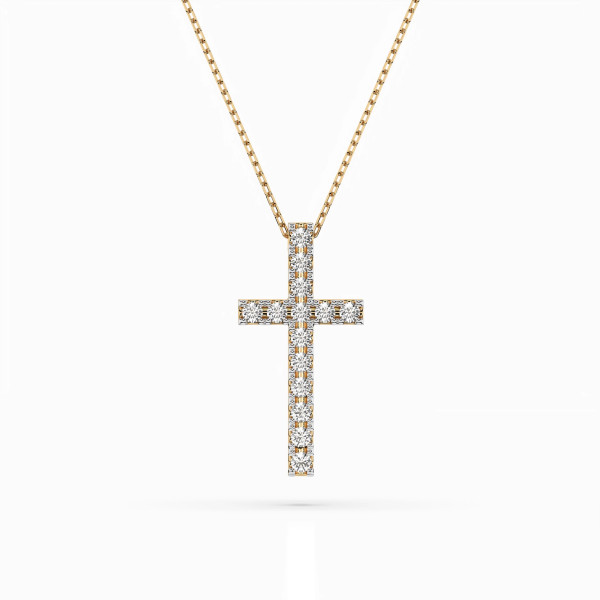 Cara колие с диаманти 0.20 ct – ЗЛАТНО БИЖУ 14К K104-10025Y/14K
