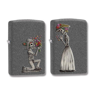 Комплект запалки Zippo 28987 Day of The Dead Skeletons