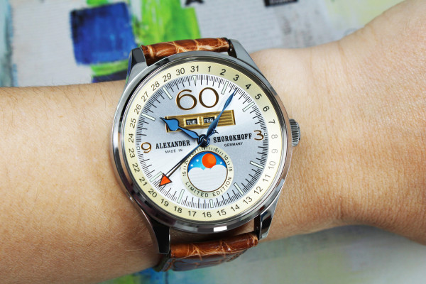 ALEXANDER SHOROKHOFF AVANTGARDE FULL CALENDAR MERKUR AUTOMATIC 43.5MM LIMITED EDITION 31PCS AS.VK-MKR5