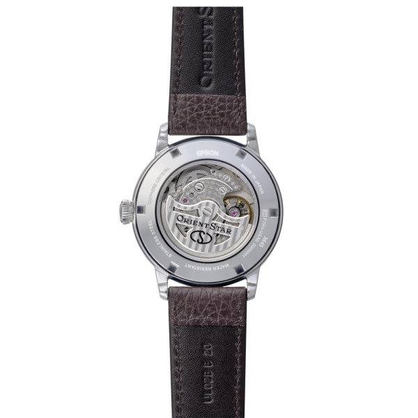 orient star classic collection мъжки часовник зелен циферблат кожена каишка classicwatches.bg