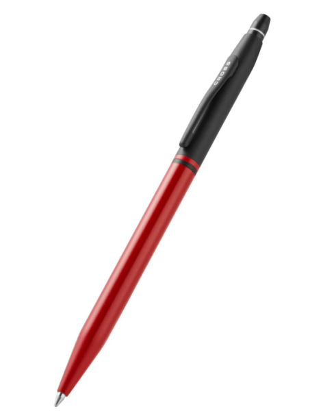 Химикалка Cross Click Tuxedo - Satin Metallic Red With Black