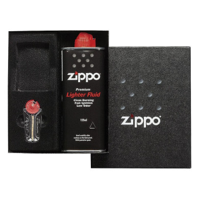 Комплект камъчета + бензин с отделение за Zippo/Gift Set