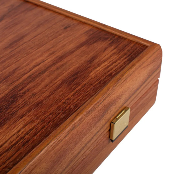 BACKGAMMON FOR GAME MANOPOULOS - ROSEWOOD BLACK & OAK POINTS, 48 X 53 CM