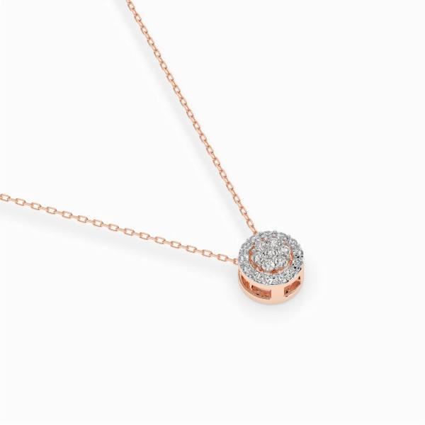 Cara колие с диаманти 0.08+0.07 ct – ЗЛАТНО БИЖУ 14К K104-10038R/14K