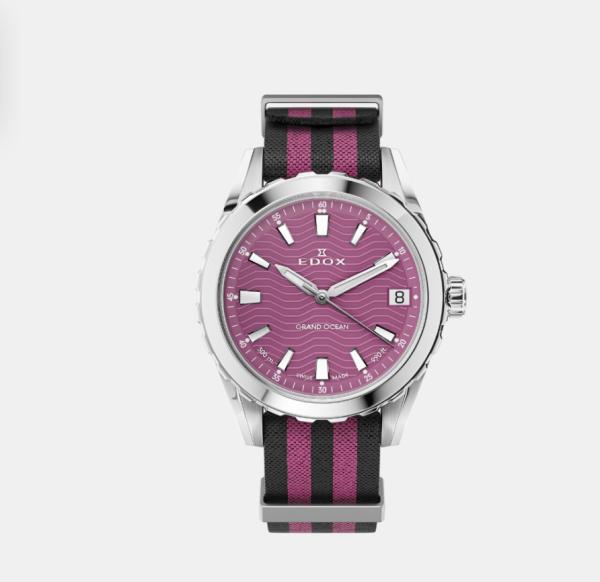 ЧАСОВНИК EDOX GRAND OCEAN DATE LADIES 33 ММ 53103-3NAVN-VION
