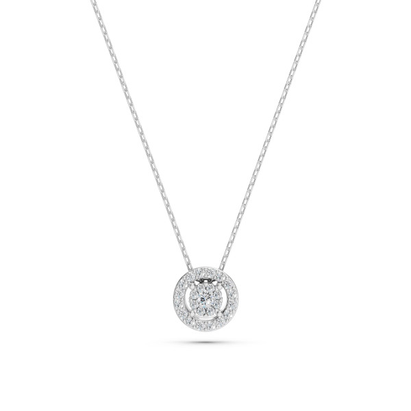 Cara колие с диаманти 0.03+0.11 ct – ЗЛАТНО БИЖУ 14К K104-10002W(2.0)/14K