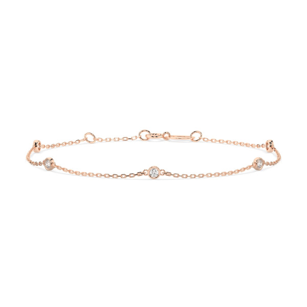 Cara гривна с диаманти 0.14 ct – ЗЛАТНО БИЖУ 14К K105-10008/5R(1.9)/14K