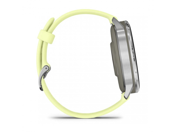 ЧАСОВНИК GARMIN VENU 4 45ММ SILVER С CITRON СИЛИКОНОВА КАИШКА 010-03014-02
